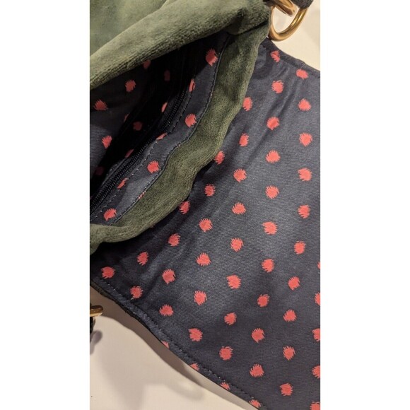 Juicy Couture Green Velvet Bag Well Maintained Perfect Inside Charms and crystal - Picture 5 of 10